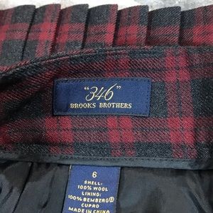 “346” Brooks Brothers Plaid Pencil Skirt
